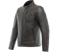 Dainese Fulcro Veste en cuir de moto, Brun foncé, Taille 44