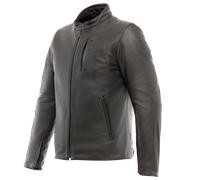 Dainese FULCRO Veste En Cuir Moto Marron Foncé