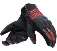 Dainese Fulmine D-Dry Gants de moto, noir/rouge, Taille 3XL