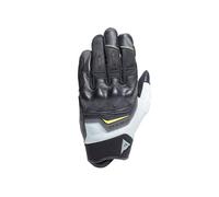 DAINESE - Gants Ermex, Gants Moto été, Respirants avec Inserts en Mesh, Protections Articulations Rigides, Renforts Cuir, Écran Tactile, XL, Noir et Vert