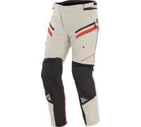 Dainese Pantalon moto Gullfoss D-Dry – textile imperméable 4 saisons Gris clair/Noir/Rouge Taille 60