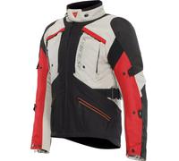 Dainese Gullfoss D-Dry, veste textile imperméable 52 Gris Clair/Noir/Rouge Gris Clair/Noir/Rouge