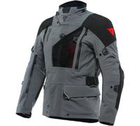 Dainese Hekla Absoluteshell Pro 20K D-Dry Veste textile de moto, Gris/Noir, Taille 46