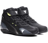 Dainese Herian D-WP Chaussures de moto imperméables, noir-jaune, taille 46 pour homme