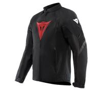 DAINESE HEROSPHERE AIR TEX JACKET Veste de moto d'été Noir/Rouge Diamant