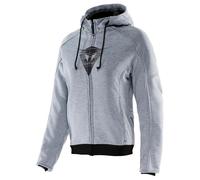 Dainese Daemon-X Safety Sweat à capuche zippé de moto pour femmes, gris, taille 48