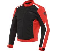 Dainese Hydraflux 2 Air D-Dry, veste textile imperméable 60 Noir/Rouge/Blanc Noir/Rouge/Blanc