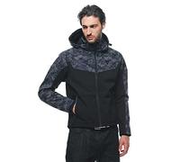 Dainese Ignite Tex Jacket, Veste Polaire Moto, Homme, Noir/Camo-Gray, 48