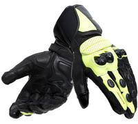 Dainese Impeto D-Dry Gants de moto imperméables, noir-jaune, taille 3XS pour homme