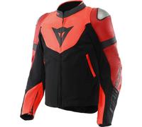 DAINESE Blousons et Vestes Iperattiva Leather-Tex Red Fluo / Black 44