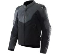 Dainese Iperattiva Blouson de moto en cuir/textile, noir, taille 62 pour homme