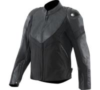 Dainese Iperattiva Veste de moto en cuir/textile pour femmes, noir, Taille 38