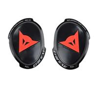 DAINESE - Knee Slider Rss 4.0 - Full Kit, Protège-genoux pour Moto, pour Hommes et Femmes, Noir/Rouge Fluo