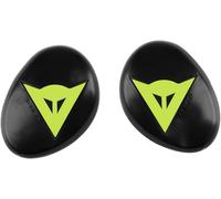 DAINESE - Knee Slider Rss 4.0, Genouillère pour Moto, Protection de Genou de Remplacement pour Moto, pour Hommes et Femmes, Noir/Jaune Fluo