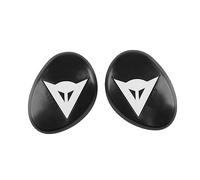 DAINESE - Knee Slider Rss 4.0 Hdc, Genouillère pour Moto, Protection Légère et Ajustable pour Moto, pour Hommes et Femmes, Noir/Blanc