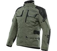 Dainese Ladakh 3L D-Dry Veste textile de moto, Vert foncé/noir, Taille 44