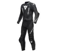 Dainese Laguna Seca 5 2 Pièces Cuir De Moto Pour Hommes (Noir/Blanc) Taille: 54