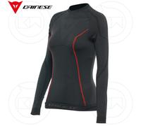 Dainese Maillot Thermique Intime Femme Moto Thermo LS Lady Hiver Noir/Rouge 606