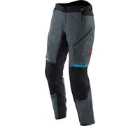 Dainese Mangen Absoluteshell Pro Pantalon textile de moto imperméable, Gris/Noir/Bleu, Taille 62