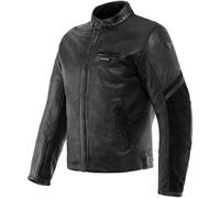 Dainese Merak Veste en cuir de moto, noir, Taille 48