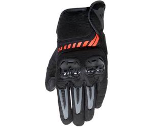 Dainese Mig 3 Air, gants L Noir/Rouge Néon Noir/Rouge Néon