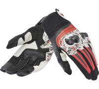 Dainese Mig 3 Unisex Gants de moto, Noir/Rouge/Blanc, Taille XXXS