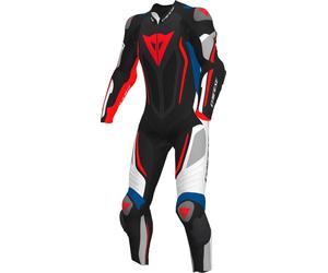 DAINESE MISANO 2 Combinaison 1 pièce en cuir D-AIR perforé noir-blanc-bleu 50