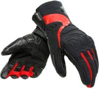 Dainese Nebula Gore-Tex Gants de moto pour dames, noir/rouge, Taille XL