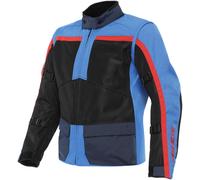 Dainese Outlaw Tex Veste textile moto, noir-rouge-bleu, taille 58 pour homme