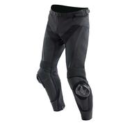 Dainese Pantalon moto DELTA en cuir Homme Noir/Noir