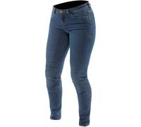 Dainese 5 Pocket Slim Plus Jeans de moto pour femmes, bleu, taille 34