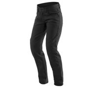 Dainese Casual Slim Pantalon textile de moto pour dames, noir, taille 31 pour femmes