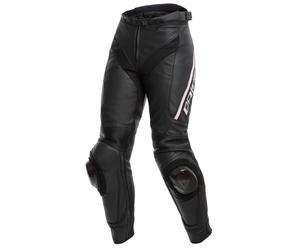 DAINESE Pantalons Delta 3 Lady Black / White 54
