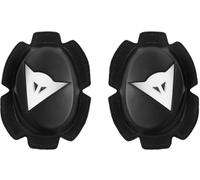 Dainese Pista Curseurs de genou, Noir/Blanc, Taille unique