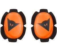 Dainese Pista Knee Slider, Protege Coude Moto, Orange Fluo/Noir, N