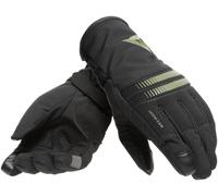 Dainese Plaza 3 D-Dry Gants de moto pour dames, noir-vert, taille L pour femmes