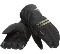 Dainese Plaza 3 D-Dry Gloves, Gants Moto Imperméable, Homme, Noir/Bronze-Green, XL