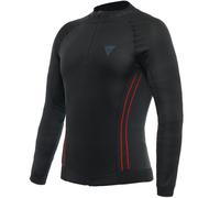 Dainese No-Wind Thermo LS Veste fonctionnelle, noir-rouge, taille L