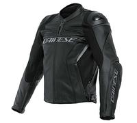 Dainese Racing 4 Blouson en cuir de moto, schwarz/schwarz, 58