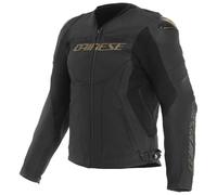 Dainese Racing 5 Blouson de moto en cuir, schwarz, 52