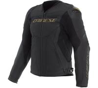 Dainese Racing 5 S26, veste en cuir 50 Noir/Or Noir/Or