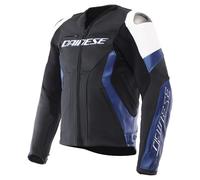 Dainese Racing 5 Veste En Cuir Blanc/Bleu/Noir 54 unisex