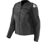 Dainese Racing 5 Veste en cuir de moto femme perforée, noir, taille 48 pour femmes