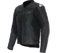 Dainese Racing 5 Blouson en cuir de moto perforé, noir, taille 48 pour homme