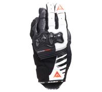 Dainese Reacto Carbon Short Gants moto pour dames, noir-blanc-rouge, taille S pour femmes