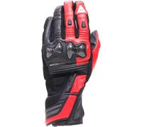 Dainese Reacto Carbon Long Gants de moto, noir/rouge, Taille S