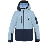 Dainese Ribbo HP Jacket Blouson de Ski Mixte Enfant, Black-Iris/Dusk-Blue, FR : L (Taille Fabricant : 152)