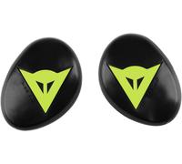 Dainese RSS 4.0 Curseurs de genou, noir/jaune, Taille unique