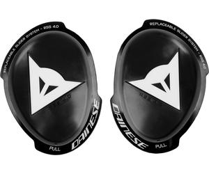 Dainese RSS 4.0, kit de glissière de genou Taille unique Noir/Blanc Noir/Blanc