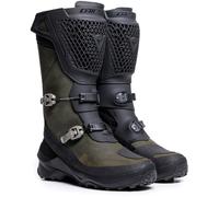 Dainese Seeker Gore-Tex Bottes de moto, noir-vert, taille 45 pour homme